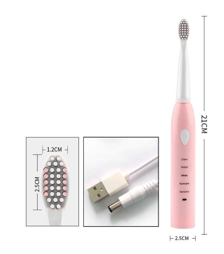 Electric   Ultrasonic   USB Charge Toothbrush